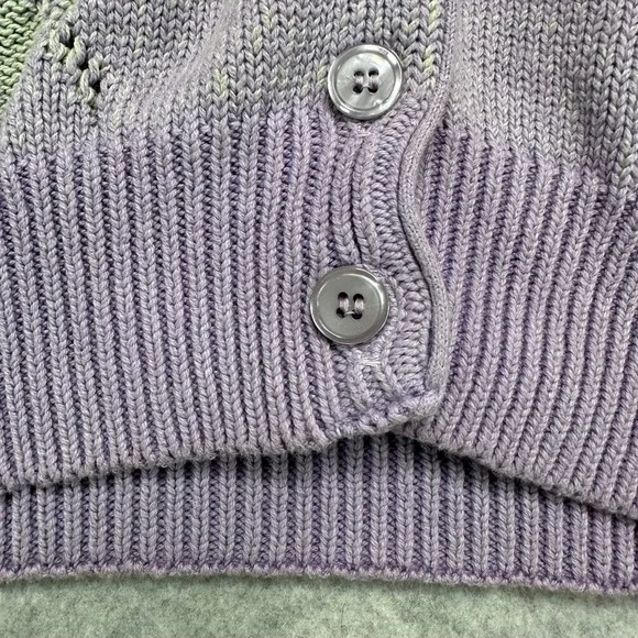 VTG Liz Claiborne Golf Womens S Lavender Argyle Knit V Neck Sweater Vest USA - Picture 3 of 8
